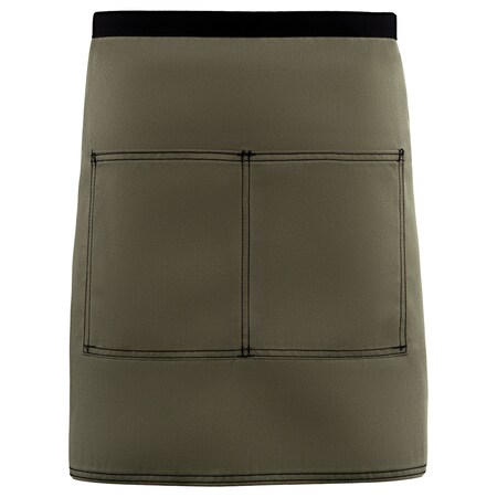 Fame Fabrics Waist Apron, Half Bistro, City Market Everyday, CME28, Sage 83516